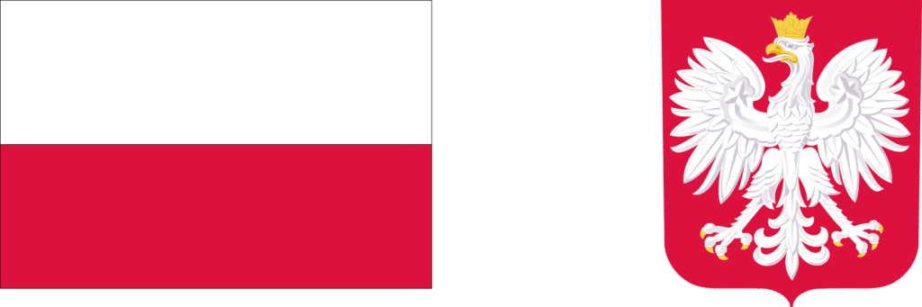 Flaga i godło Polski
